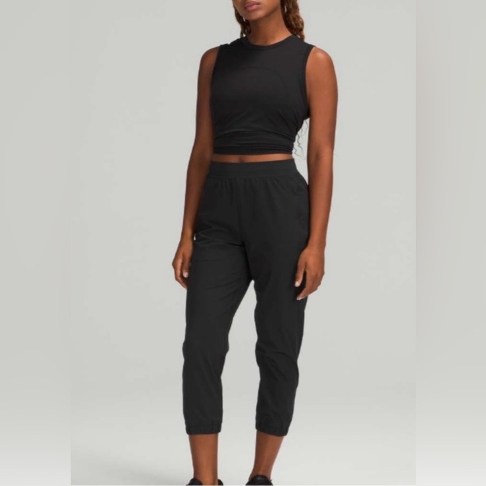 Lululemon Adapted State High-Rise Jogger Crop Black Size 4 - Picture 2 of 12